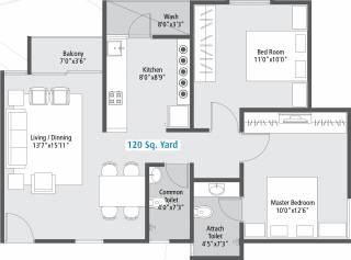 Laxmi Nivas (2BHK+2T (1,080 sq ft) 1080 sq ft)