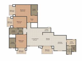 Mantri Espana (3BHK+3T (2,635 sq ft) 2635 sq ft)