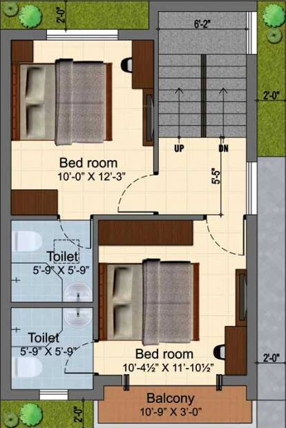 Jansen Shrinidhi (2BHK+2T (1,168 sq ft) + Pooja Room 1168 sq ft)