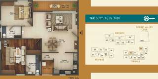LEPL The Residences At Mid Valley City (2BHK+2T (1,628 sq ft) 1628 sq ft)