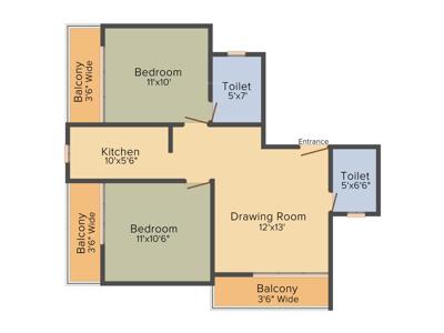 Sri Sai Vatika (2BHK+2T (675 sq ft) 675 sq ft) Sri Sai Vatika (2BHK+2T (675 sq ft) 675 sq ft)