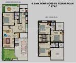 Floor Plan (4BHK+4T) Manav Silver Orchards Floor Plan (4BHK+4T)