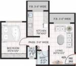 Jashnani Blossom (1BHK+1T (625 sq ft) 625 sq ft) Jashnani Blossom (1BHK+1T (625 sq ft) 625 sq ft)