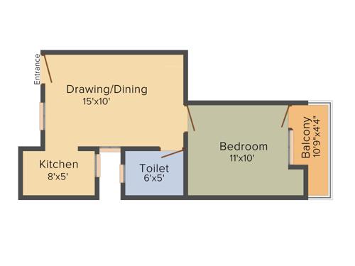 Arsh Noble Homes (1BHK+1T (630 sq ft) 630 sq ft) Arsh Noble Homes (1BHK+1T (630 sq ft) 630 sq ft)