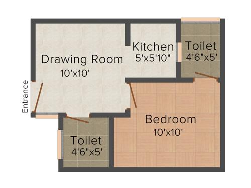  Hari Har Apartment (1BHK+1T (450 sq ft) 450 sq ft)