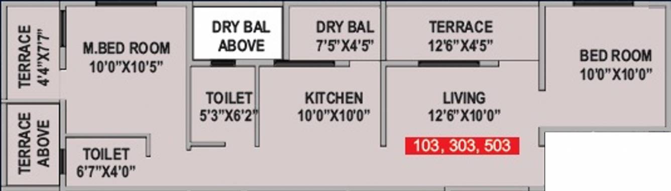 ABC Divya Nakshatra (2BHK+2T (850 sq ft) 850 sq ft) ABC Divya Nakshatra (2BHK+2T (850 sq ft) 850 sq ft)