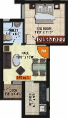 Sidharth Upscale (1BHK+1T (540 sq ft) 540 sq ft) Sidharth Upscale (1BHK+1T (540 sq ft) 540 sq ft)