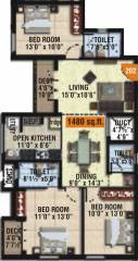 Sidharth Upscale (3BHK+3T (1,480 sq ft) 1480 sq ft) Sidharth Upscale (3BHK+3T (1,480 sq ft) 1480 sq ft)