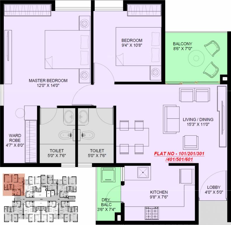 Kiran Shubhamkaroti (2BHK+2T (960 sq ft) 960 sq ft) Kiran Shubhamkaroti (2BHK+2T (960 sq ft) 960 sq ft)