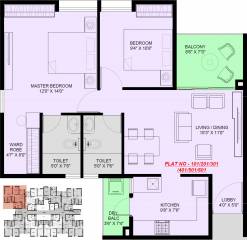 Kiran Shubhamkaroti (2BHK+2T (960 sq ft) 960 sq ft) Kiran Shubhamkaroti (2BHK+2T (960 sq ft) 960 sq ft)