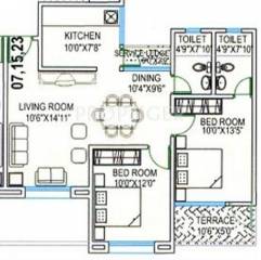 Dutt Sai Datt Residency (2BHK+2T (898 sq ft) 898 sq ft) Dutt Sai Datt Residency (2BHK+2T (898 sq ft) 898 sq ft)