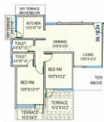 Dutt Sai Datt Residency (2BHK+2T (1,010 sq ft) 1010 sq ft) Dutt Sai Datt Residency (2BHK+2T (1,010 sq ft) 1010 sq ft)