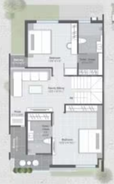 green Floor Plan First Floor Plan