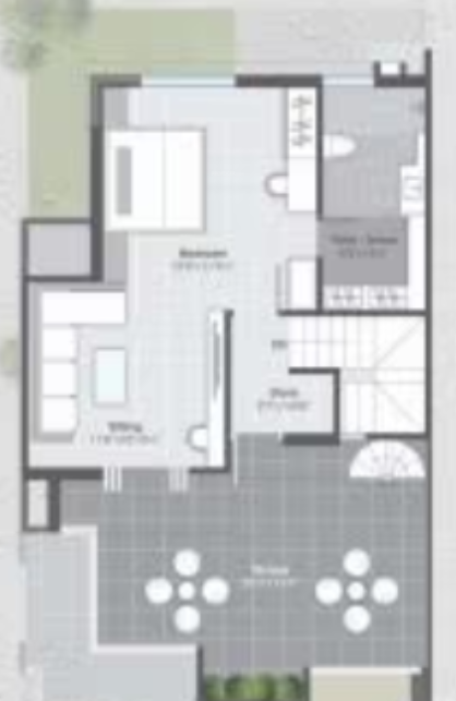 green Floor Plan Second Floor Plan