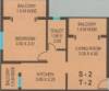 CV Darius Horizon II (1BHK+1T (712 sq ft) 712 sq ft)