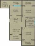 CV Darius Horizon II (2BHK+2T (1,110 sq ft) 1110 sq ft)