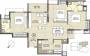 Skyline Fragrance (3BHK+2T (1,296 sq ft) 1296 sq ft) Skyline Fragrance (3BHK+2T (1,296 sq ft) 1296 sq ft)