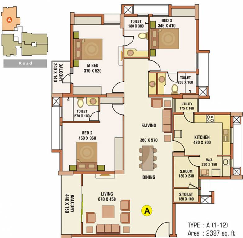 Skyline Alton (3BHK+4T (2,397 sq ft) 2397 sq ft) Skyline Alton (3BHK+4T (2,397 sq ft) 2397 sq ft)