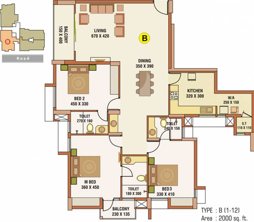 Skyline Alton (3BHK+4T (2,000 sq ft) 2000 sq ft) Skyline Alton (3BHK+4T (2,000 sq ft) 2000 sq ft)