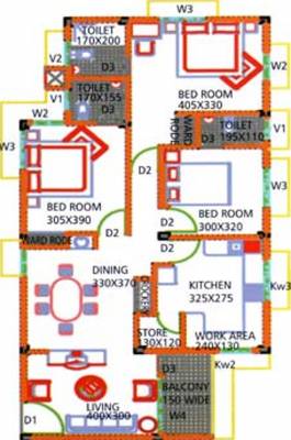 Bavasons VB Sky View (3BHK+3T (1,250 sq ft) 1250 sq ft) Bavasons VB Sky View (3BHK+3T (1,250 sq ft) 1250 sq ft)