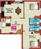 JKB Galaxy (2BHK+2T (930 sq ft) 930 sq ft)