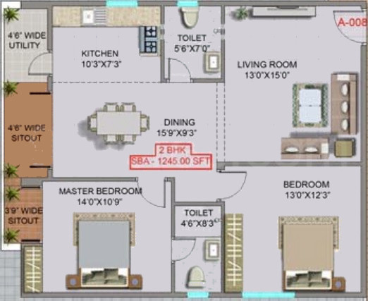 shobha meadows Floor Plan Floor Plan