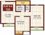 JNB Pooja Galaxy (1BHK+1T (725 sq ft) 725 sq ft)