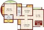 JNB Pooja Galaxy (2BHK+2T (1,000 sq ft) 1000 sq ft)
