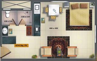 SFS Temple Terrace (1BHK+1T (474 sq ft) 474 sq ft)
