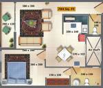 SFS Temple Terrace (1BHK+2T (784 sq ft) 784 sq ft)