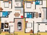 Nucleus Styles (3BHK+3T (1,450 sq ft) 1450 sq ft) Nucleus Styles (3BHK+3T (1,450 sq ft) 1450 sq ft)