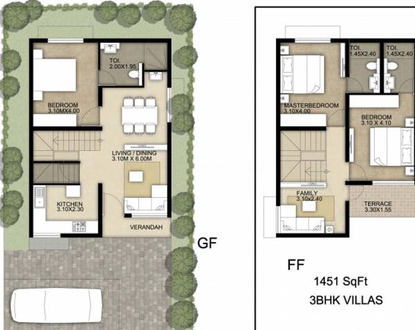 Nucleus BayVue Villas (3BHK+3T (1,451 sq ft) 1451 sq ft) Nucleus BayVue Villas (3BHK+3T (1,451 sq ft) 1451 sq ft)