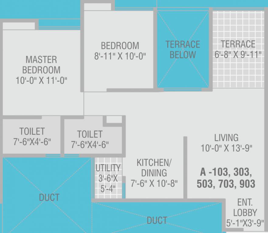 Nivasa Nivasa Udaan (2BHK+2T (872 sq ft) 872 sq ft) Nivasa Nivasa Udaan (2BHK+2T (872 sq ft) 872 sq ft)