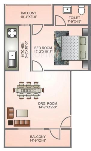 Mehak Residency Apartment (1BHK+1T (650 sq ft) 650 sq ft) Mehak Residency Apartment (1BHK+1T (650 sq ft) 650 sq ft)