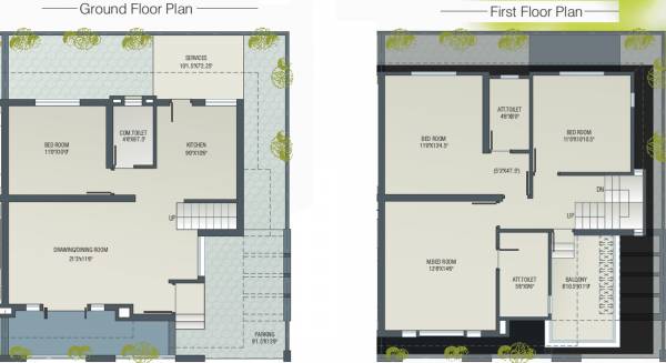 RED Organisers Baroda Greens (4BHK+3T (2,050 sq ft) 2050 sq ft)