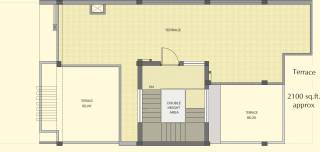 Terrace Floor Plan  aangan-prime-villa Floor Plan Terrace Floor Plan