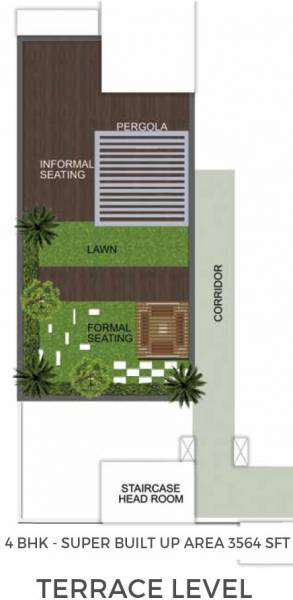 ARD Saavan Town Home (4BHK+4T (3,564 sq ft) 3564 sq ft)