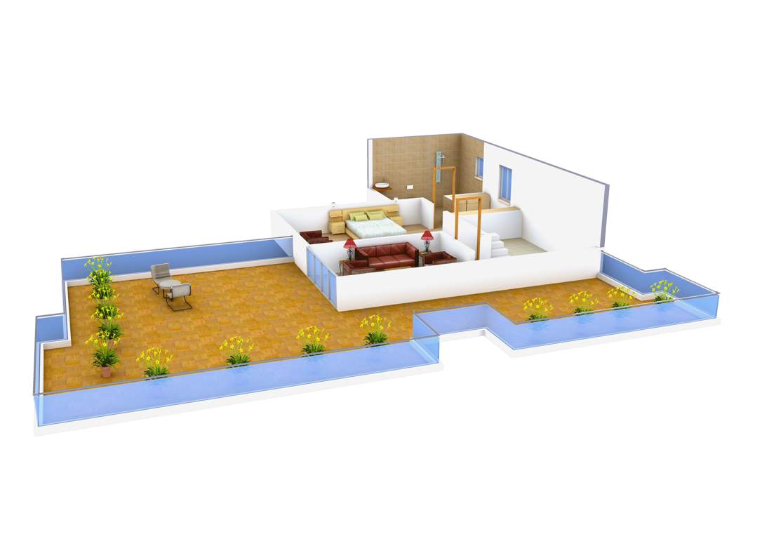 SS Aaron Ville (3BHK+4T (3,411 sq ft)   Servant Room 3411 sq ft)