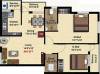 StepsStone Aksharas (2BHK+2T (946 sq ft) 946 sq ft)
