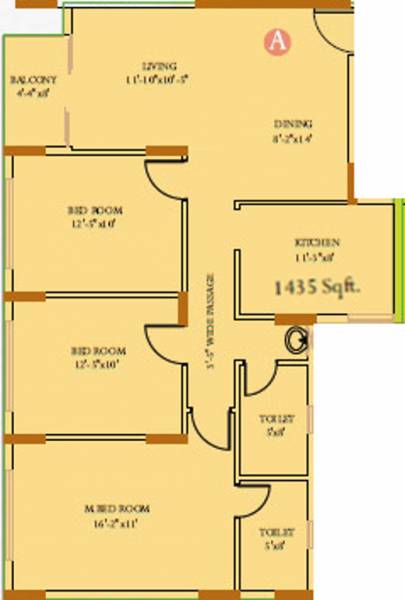  residency Floor Plan Floor Plan
