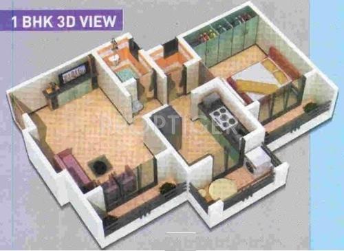 Amber Residency (1BHK+1T (670 sq ft) 670 sq ft)