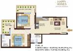 floorPlan of Adore Happy Homes