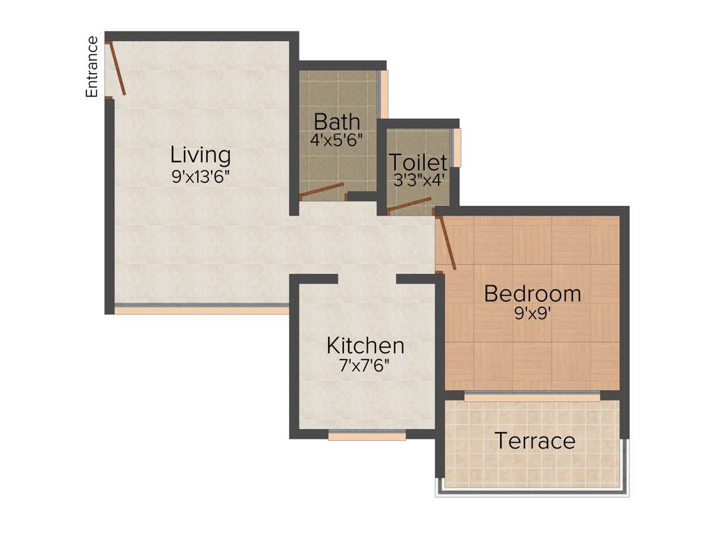 KumKum Corner (1BHK+1T (680 sq ft) 680 sq ft)