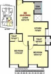 Gokhale Prachi Krupa (2BHK+2T (868 sq ft) 868 sq ft)