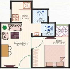Shree Ram Shubh Aangan Pushp (1BHK+2T (325 sq ft) 325 sq ft)