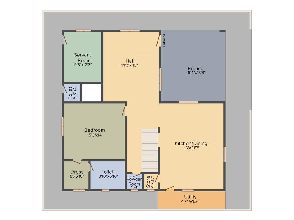 Millennium Exotica (5BHK+6T (4,908 sq ft) + Servant Room 4908 sq ft)