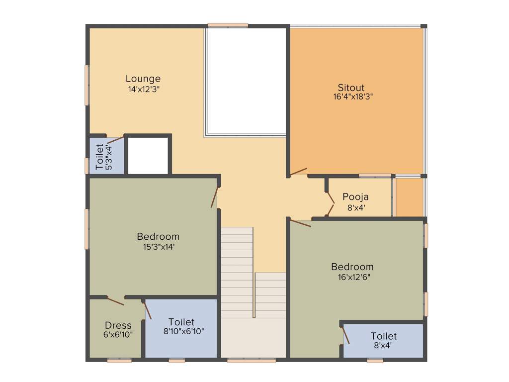 Millennium Exotica (5BHK+6T (4,908 sq ft) + Servant Room 4908 sq ft)