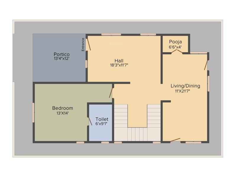 Millennium Exotica (4BHK+4T (3,675 sq ft) + Pooja Room 3675 sq ft)