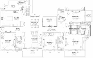 Saran Mulberry Woods (4BHK+4T (3,455 sq ft) + Servant Room 3455 sq ft)