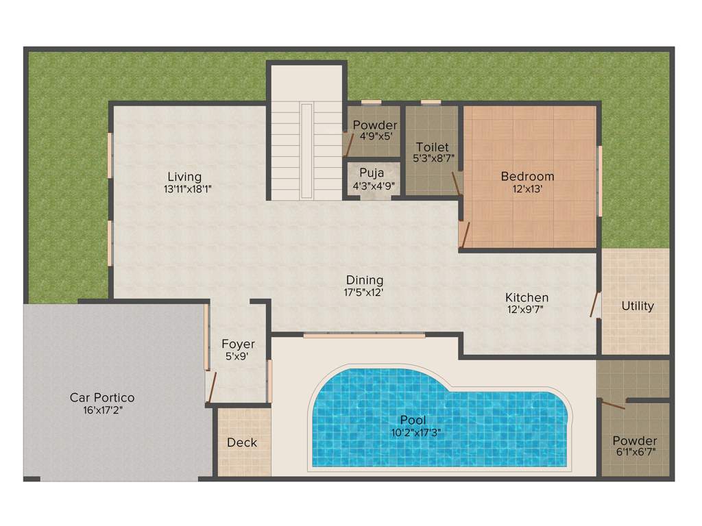 MS Royal Sunnyvale (4BHK+5T (3,540 sq ft)   Pooja Room 3540 sq ft)